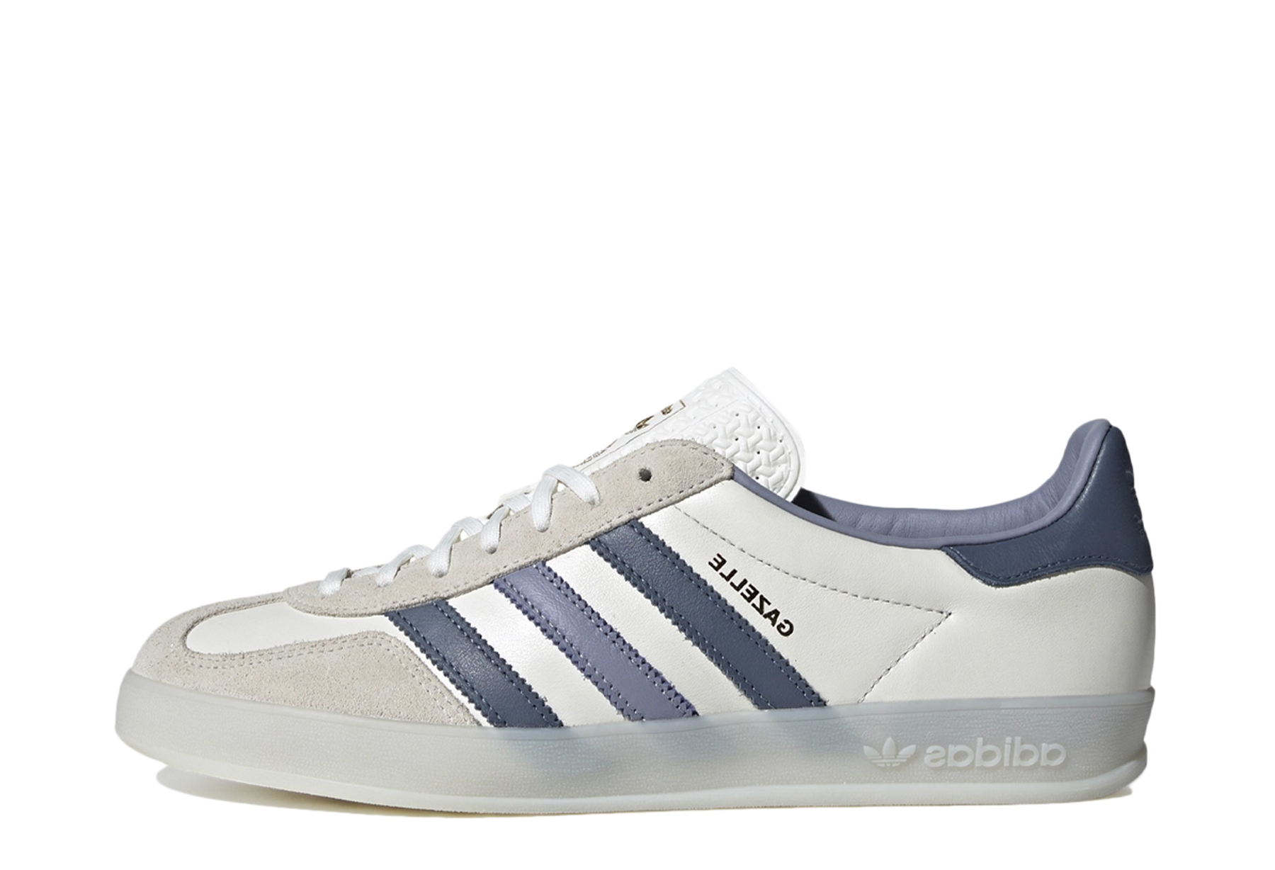 Adidas Gazelle Indoor 'Preloved Lilac' (2024) Core White/Preloved Lilac/Off White sneaker – authenticated on KLEKT
