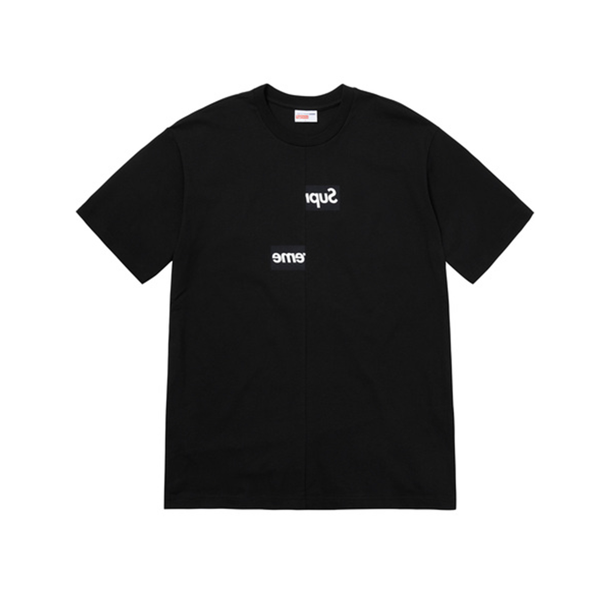 Supreme x Comme des Garçons CDG SHIRT Split Box Logo T-Shirt Tee Black (FW18) sneaker – authenticated on KLEKT