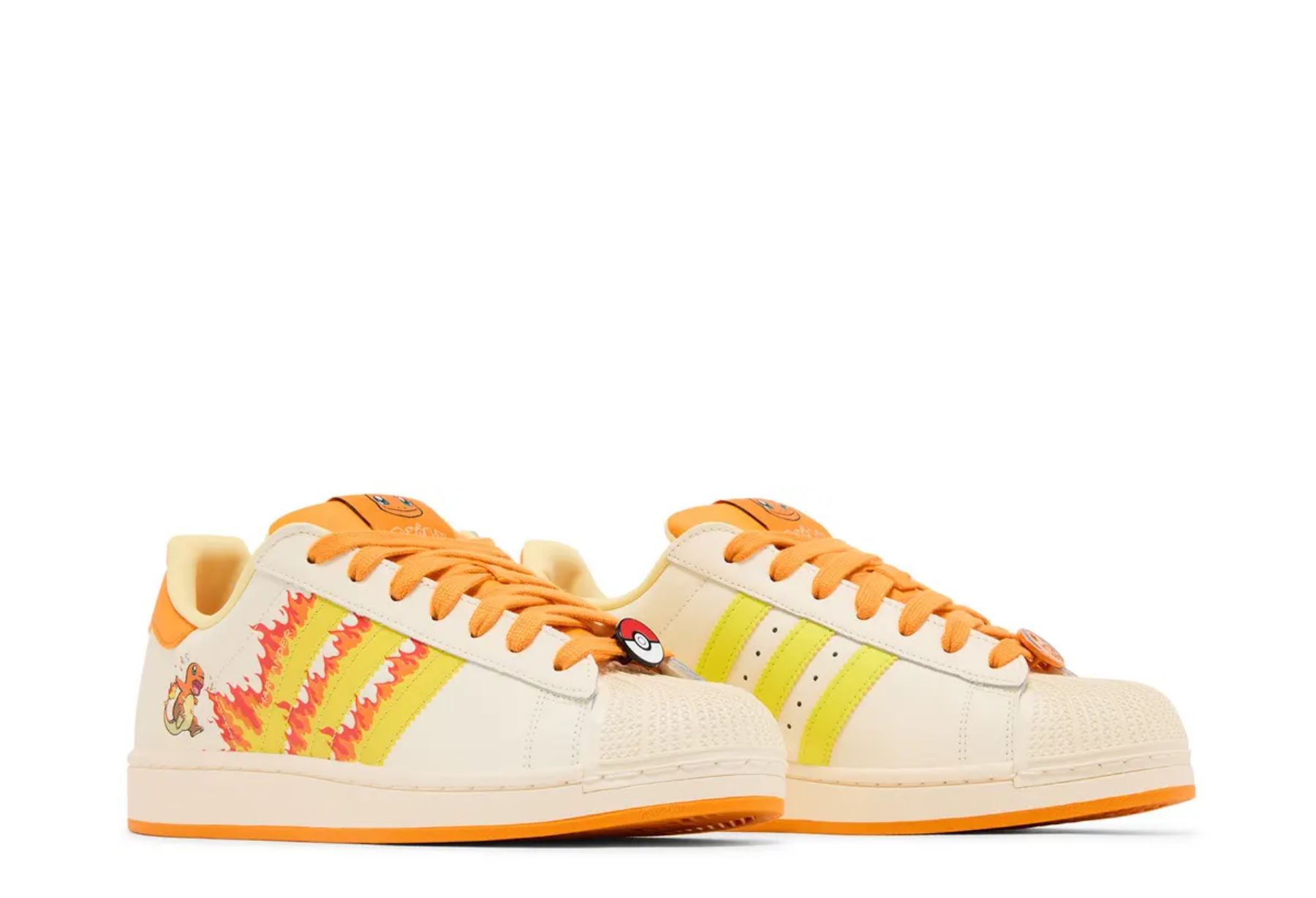 Adidas adidas x Pokémon Superstar 'Charmander' (2026) CREAM/WHITE/SHOCK YELLOW/ORANGE sneaker – authenticated on KLEKT