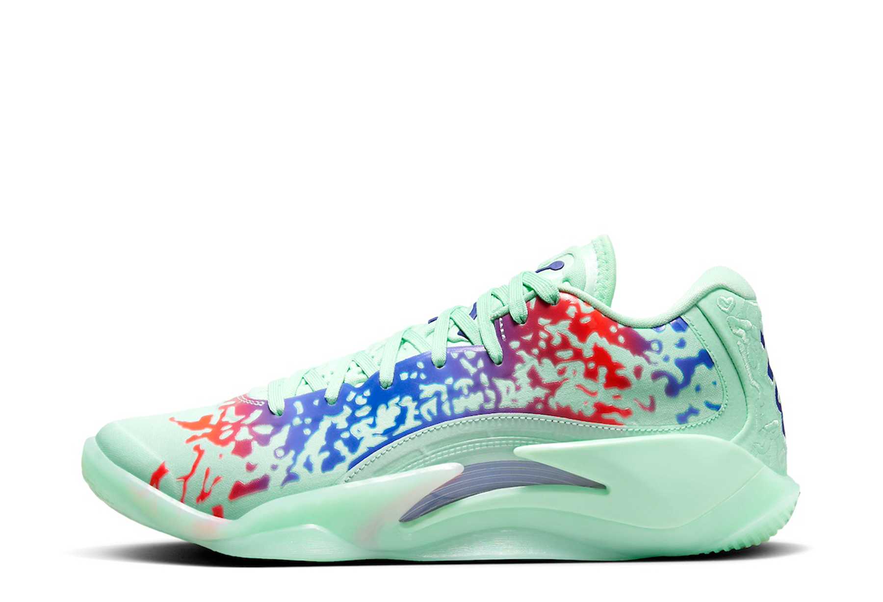 Air Jordan Zion 3 'Mud, Sweat, and Tears' (2023) Mint Foam/Concord-Psychic Purple-Flash Crimson sneaker – authenticated on KLEKT