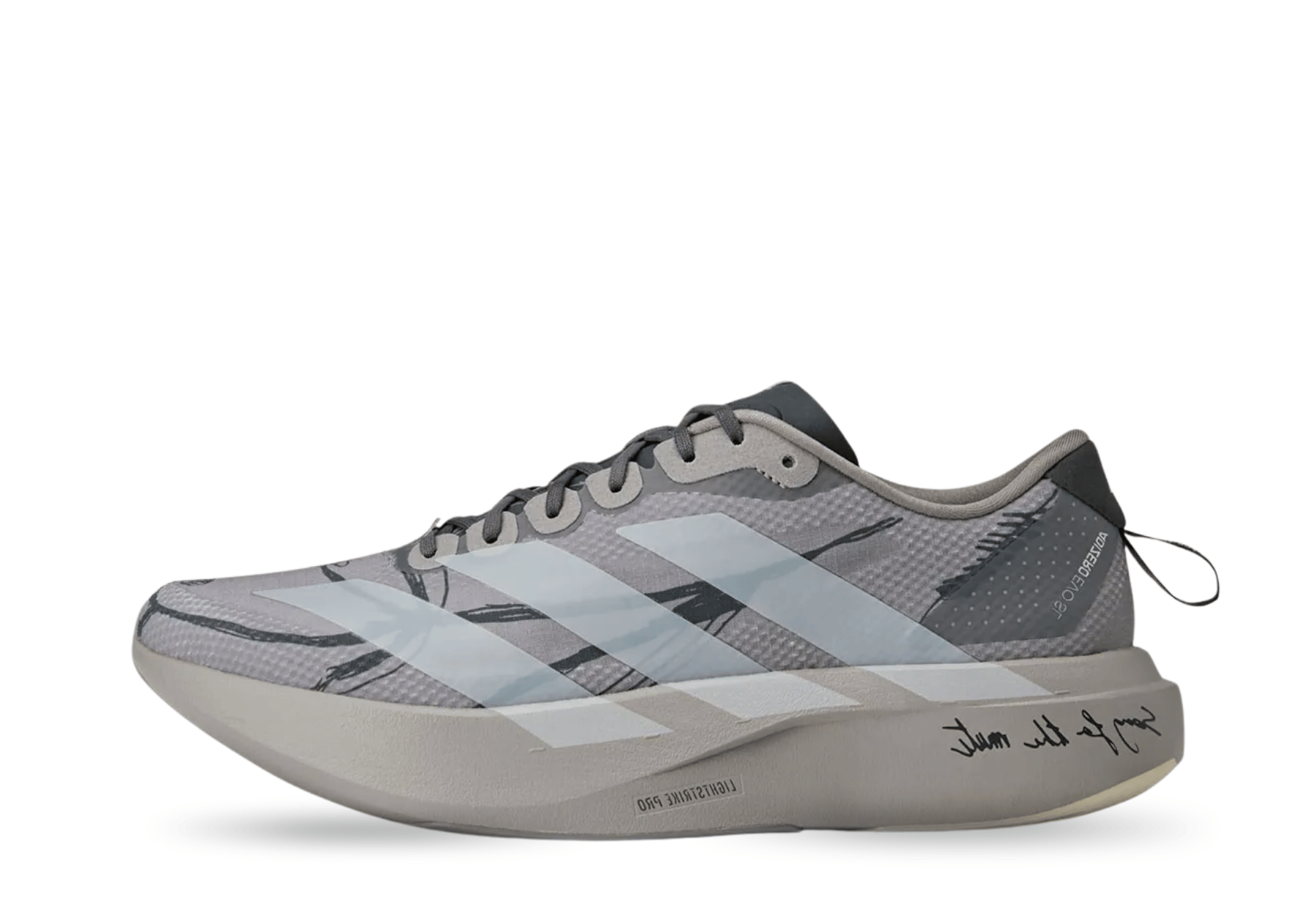 Adidas x Song for the Mute Adizero Evo SL 'Dove Grey' (2026) DOVE GREY/GREY TWO/GREY SIX sneaker – authenticated on KLEKT