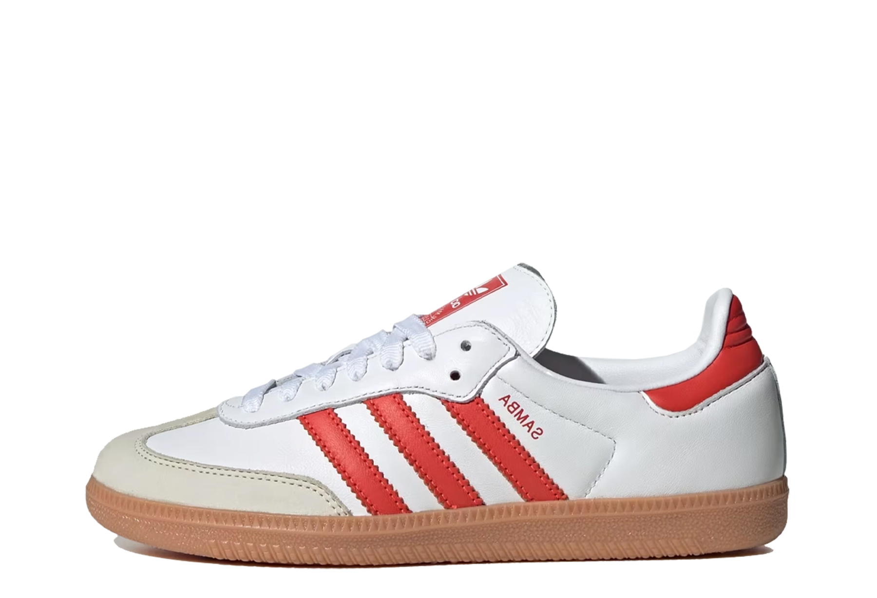 Adidas Samba OG 'Solar Red' (2023) Cloud White/Solar Red/Off White sneaker – authenticated on KLEKT