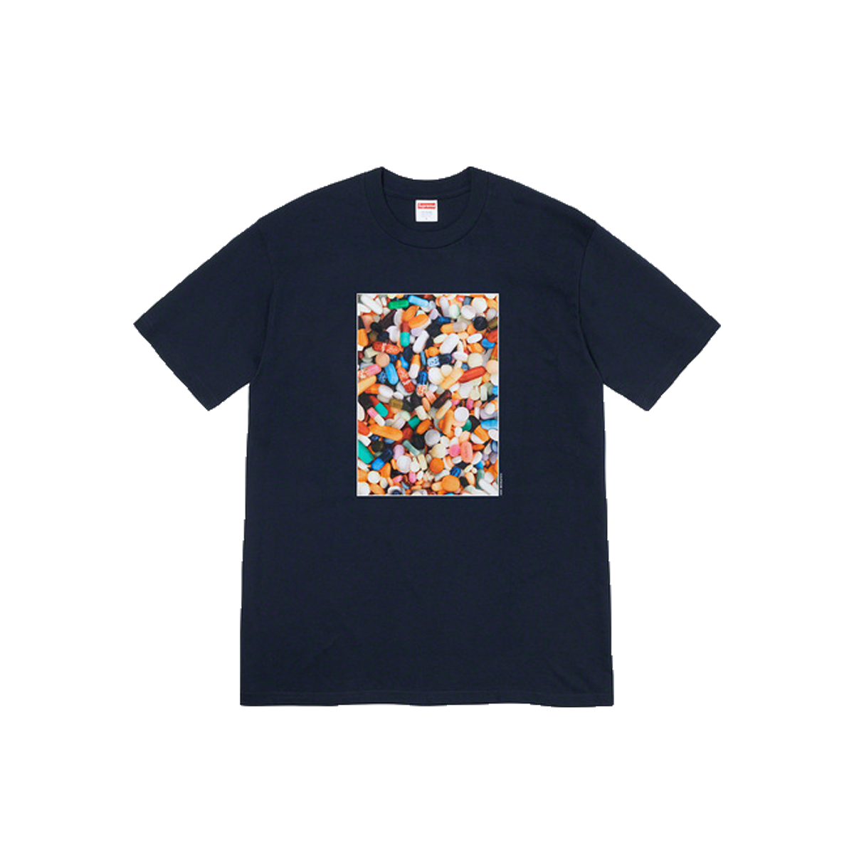 Supreme Pills Tee Navy (FW20) NAVY sneaker – authenticated on KLEKT