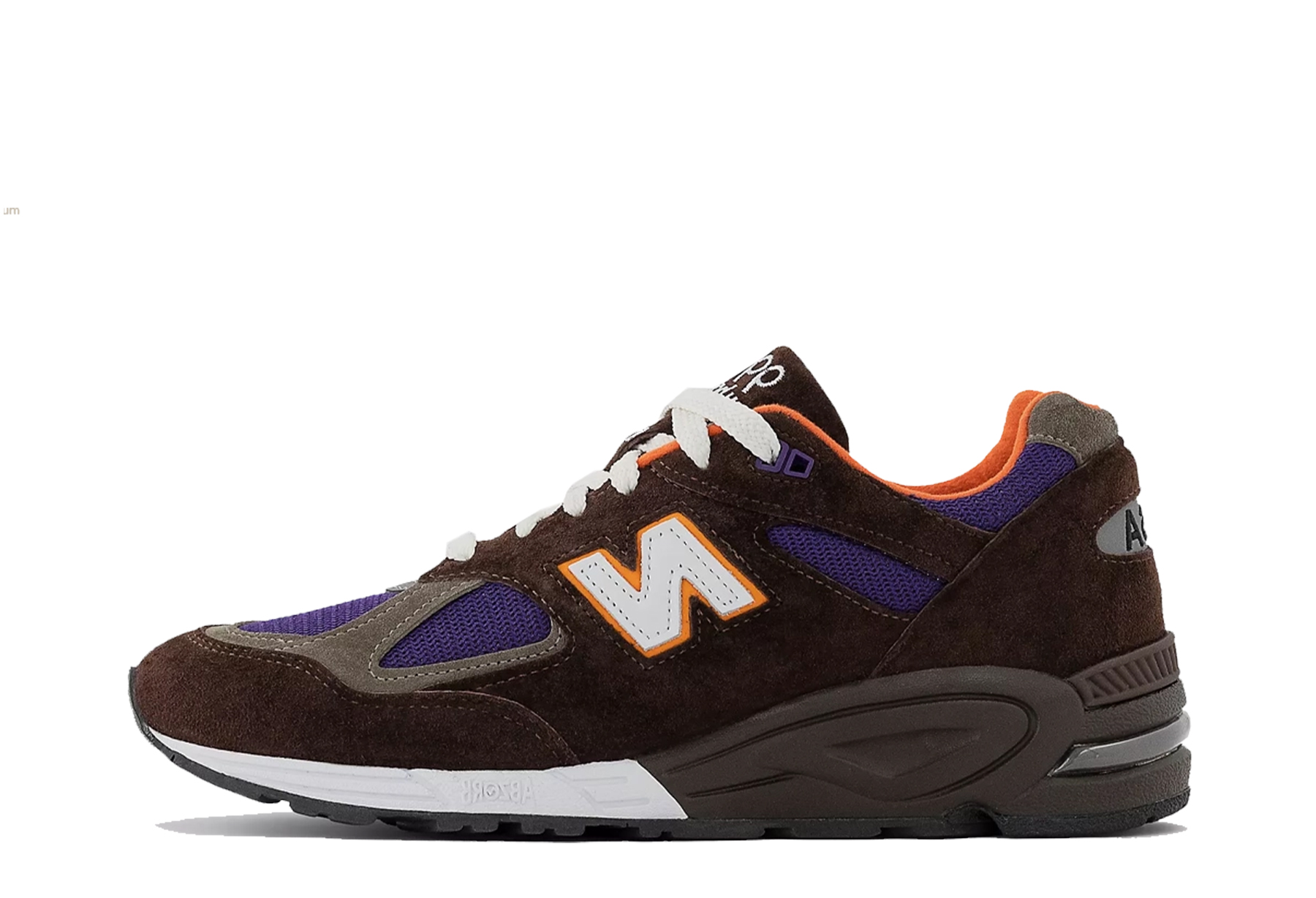 New Balance 990v2 'Brown Purple' - Made in USA (2023) Brown/Grey/Purple/Orange sneaker – authenticated on KLEKT