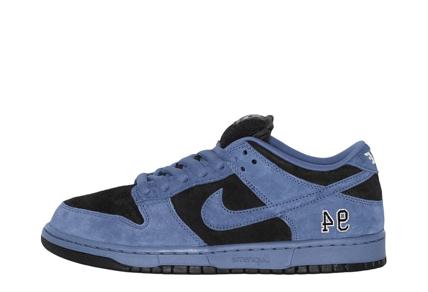 Nike SB x Supreme Dunk Low 'Ocean Fog' (2025) Ocean Fog/Ocean Fog-Black sneaker – authenticated on KLEKT