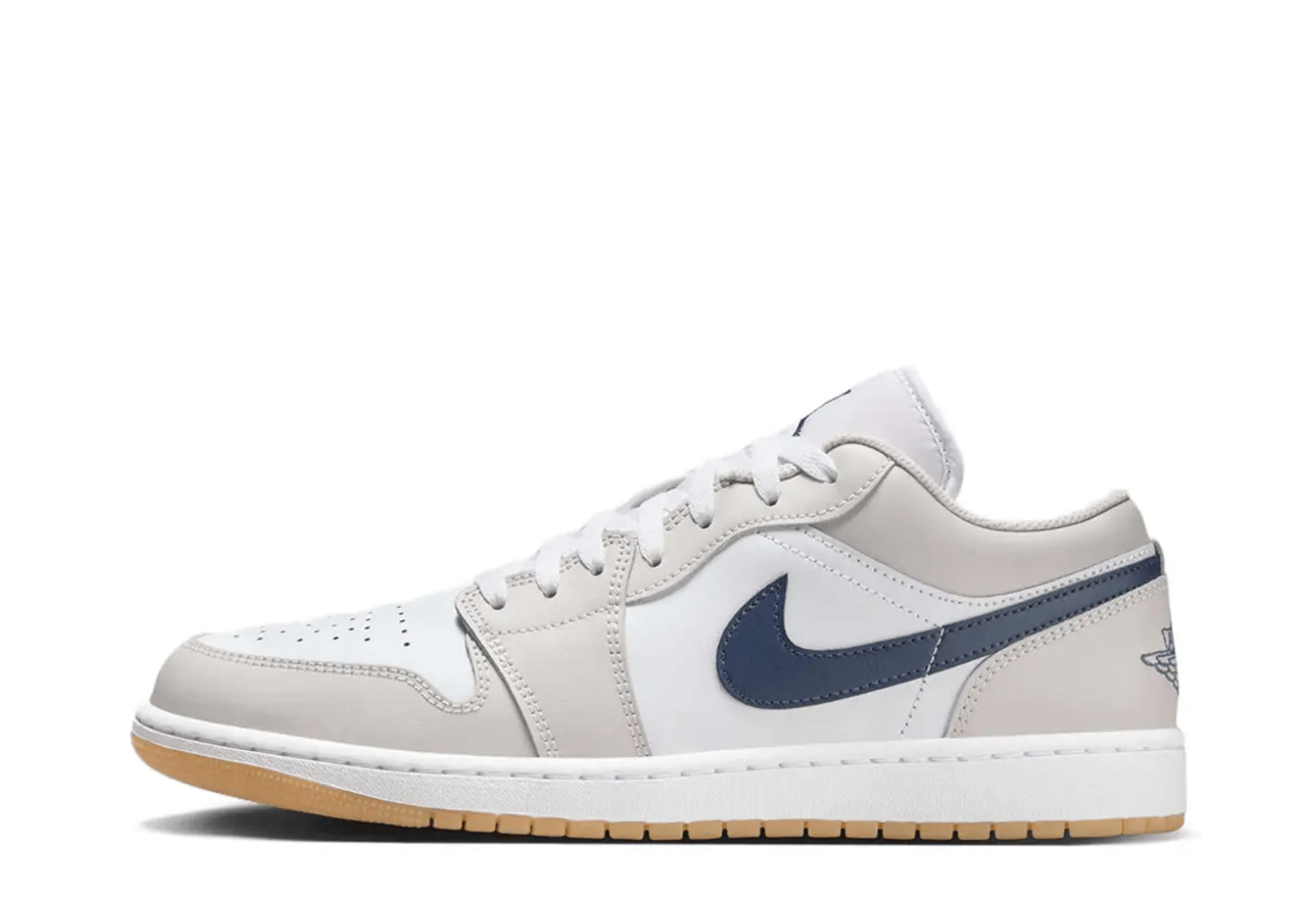 Air Jordan 1 Low 'Georgetown' (2025) WHITE/NEUTRAL GREY/GUM MEDIUM BROWN/MIDNIGHT NAVY sneaker – authenticated on KLEKT