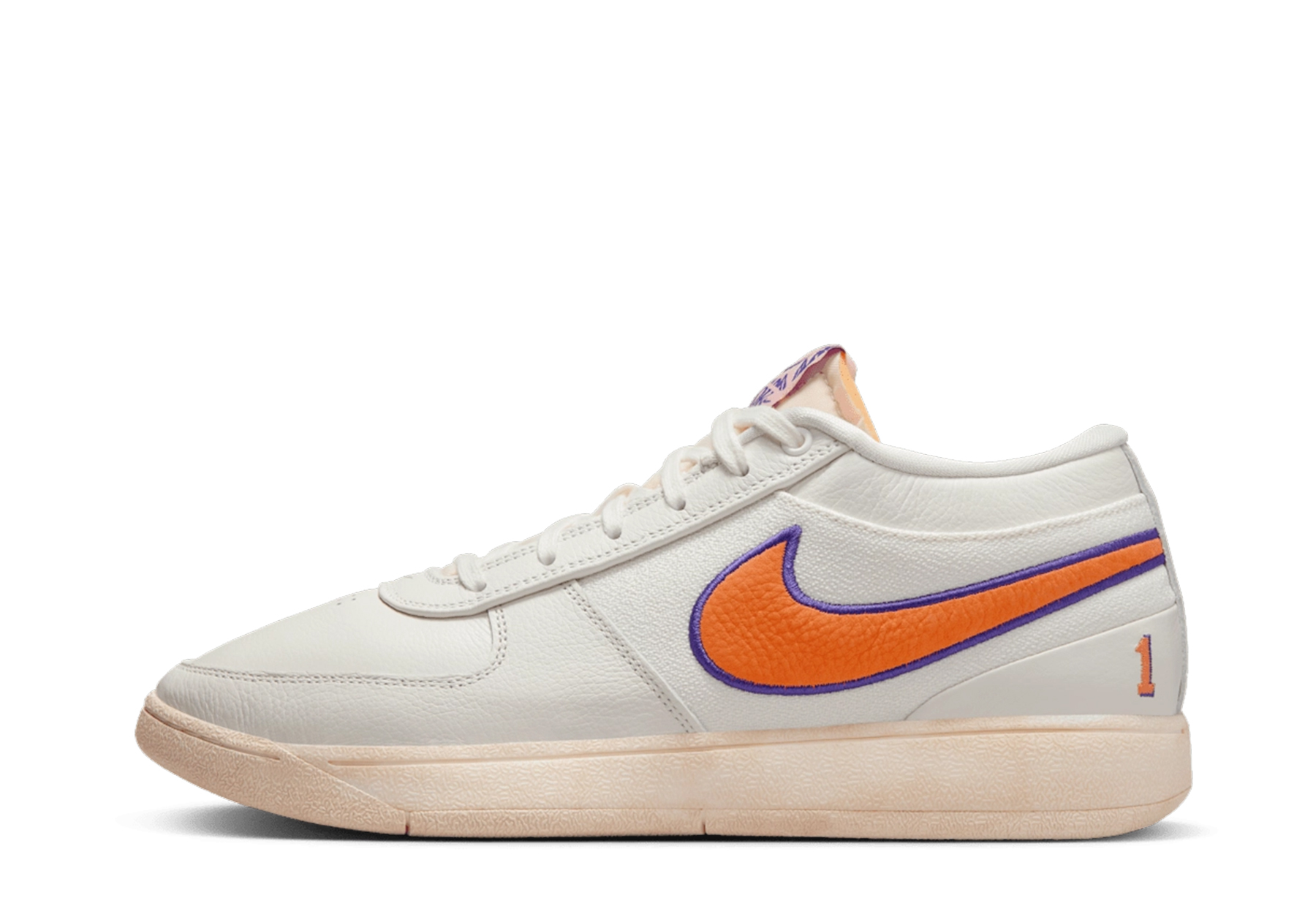 Nike Book 1 'Decade' (2025) Sail/Court Purple/Clay Orange sneaker – authenticated on KLEKT