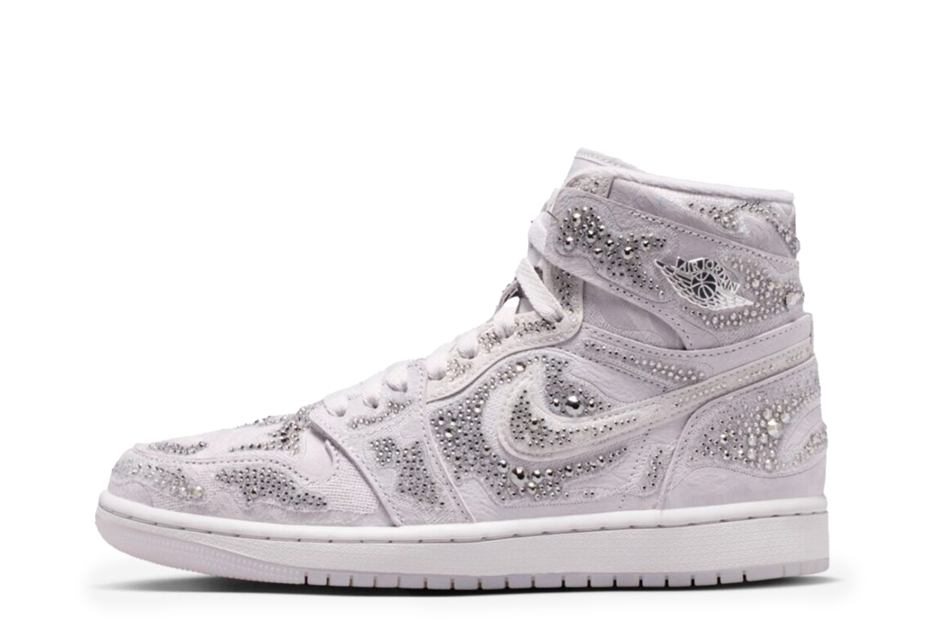 Air Jordan x Swarovski 1 Retro High OG WMNS 'Vast Grey' (2025) GREY sneaker – authenticated on KLEKT