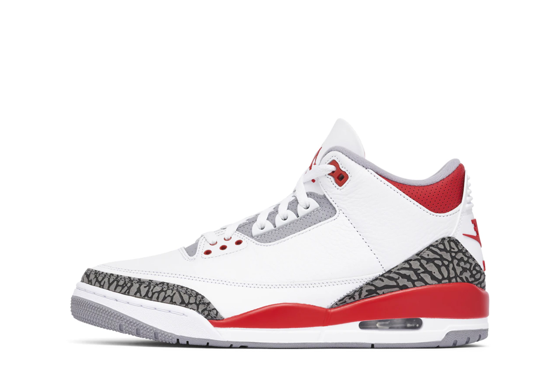 Air Jordan 3 OG 'Fire Red' (2022) White/Fire Red/Black sneaker – authenticated on KLEKT