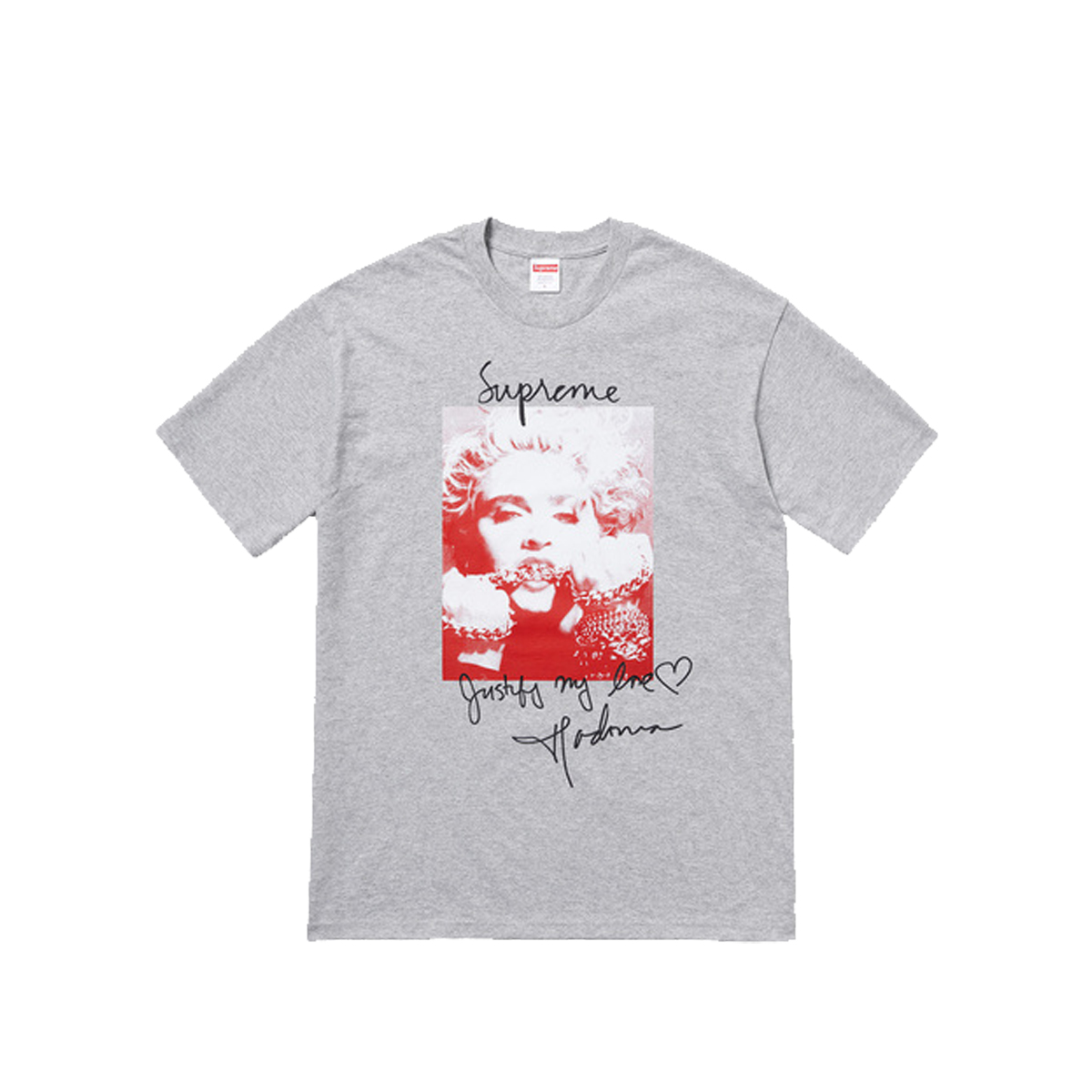 Supreme Madonna T-Shirt Tee Heather Grey (FW18) sneaker – authenticated on KLEKT