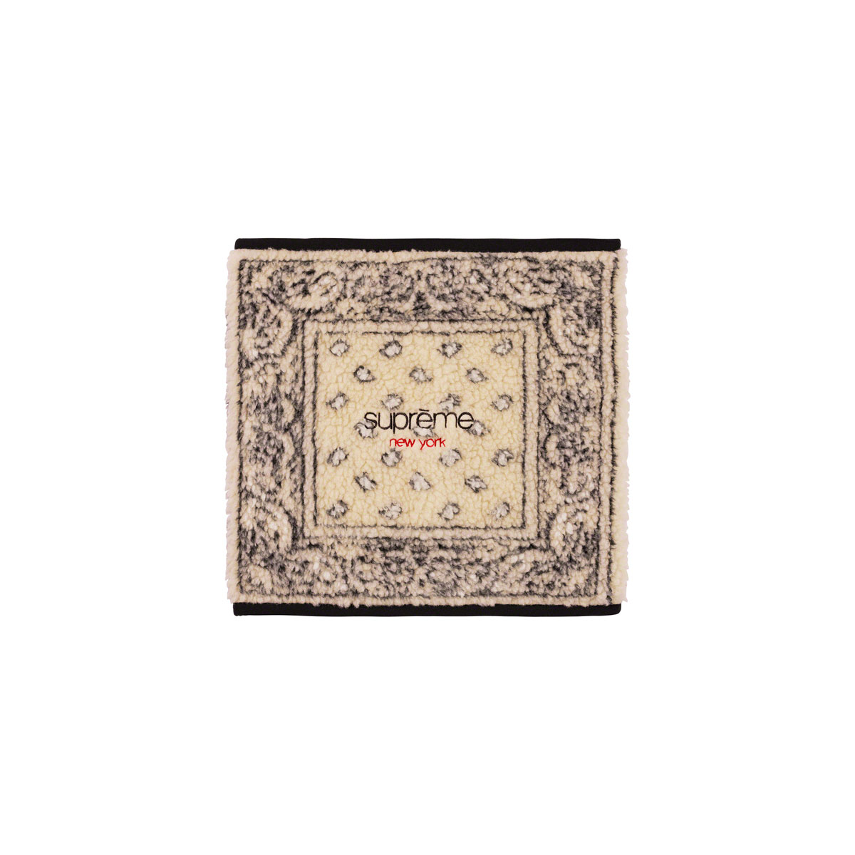 Supreme Bandana Fleece Neck Gaiter Tan (FW19) Natural sneaker – authenticated on KLEKT