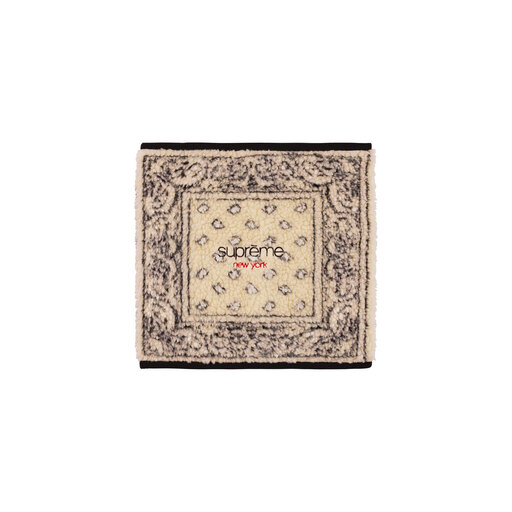 Supreme Bandana Fleece Neck Gaiter Tan (FW19)