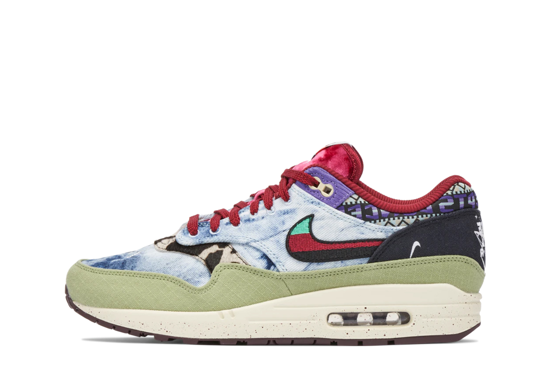 Nike x Concepts Air Max 1 SP 'Mellow' (2022) olive/multi sneaker – authenticated on KLEKT