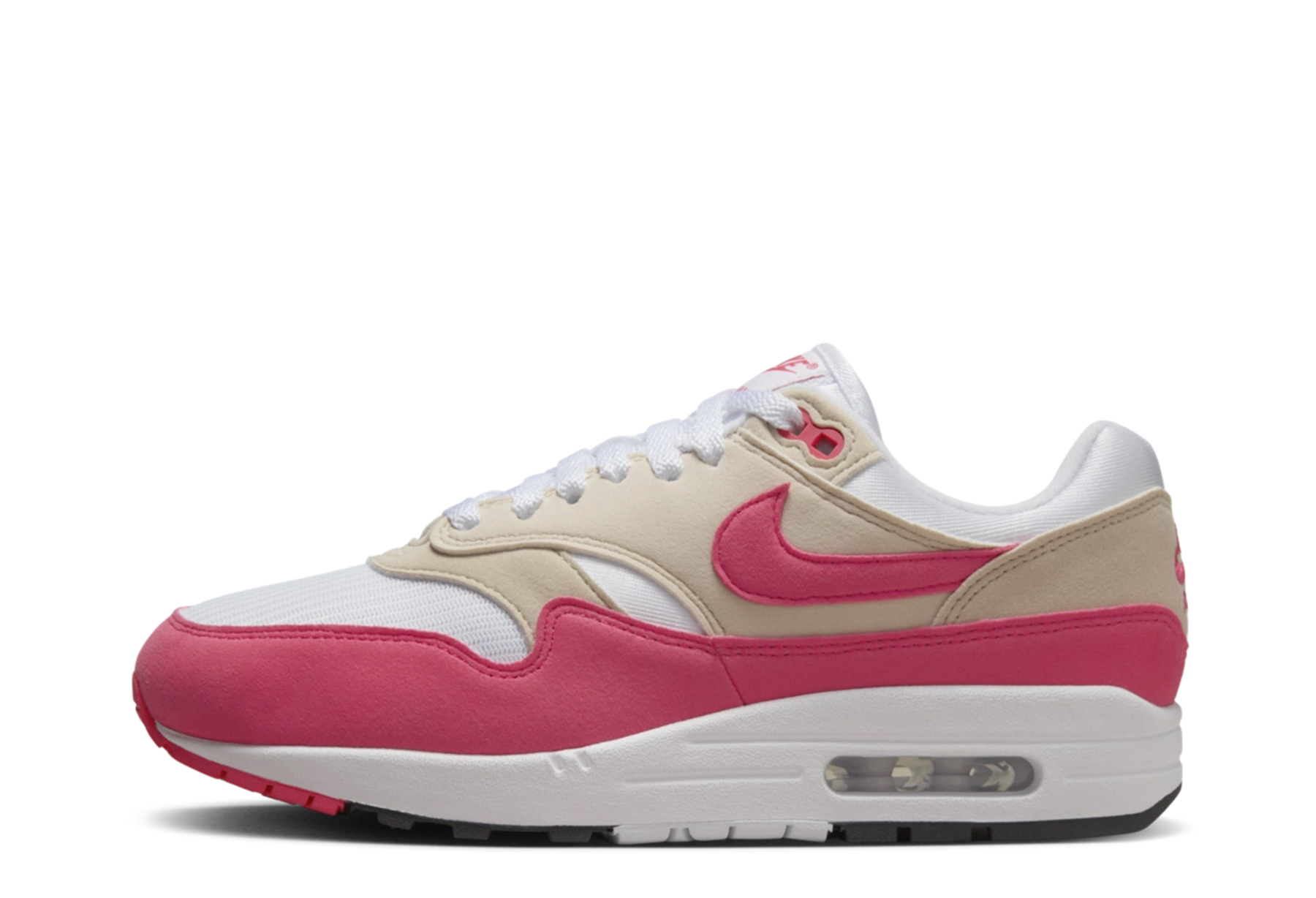 Nike Air Max 1 'Aster Pink' (2024) White/Aster Pink/Light Orewood Brown/Black sneaker – authenticated on KLEKT