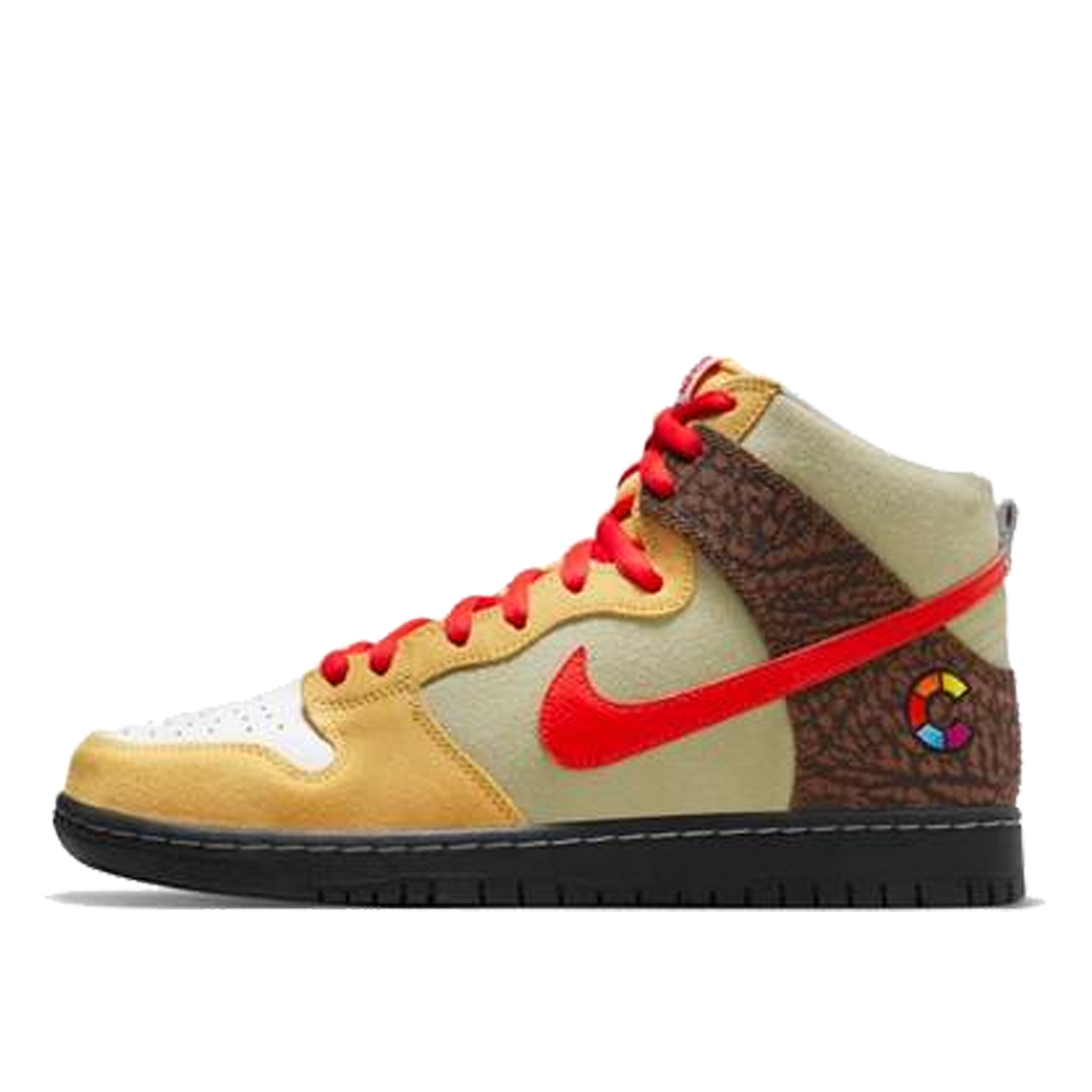 Color Skates x Nike SB Dunk High Kebab and Destroy (2021) LIGHT GREEN/TAN/BROWN RED sneaker – authenticated on KLEKT
