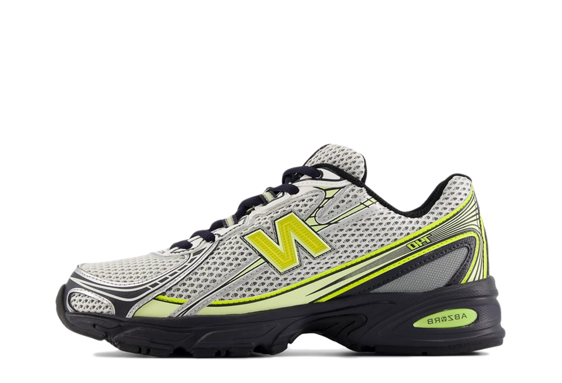 New Balance 740v2 'Grey & Yellow' (2024) Black/Grey/Yellow sneaker – authenticated on KLEKT