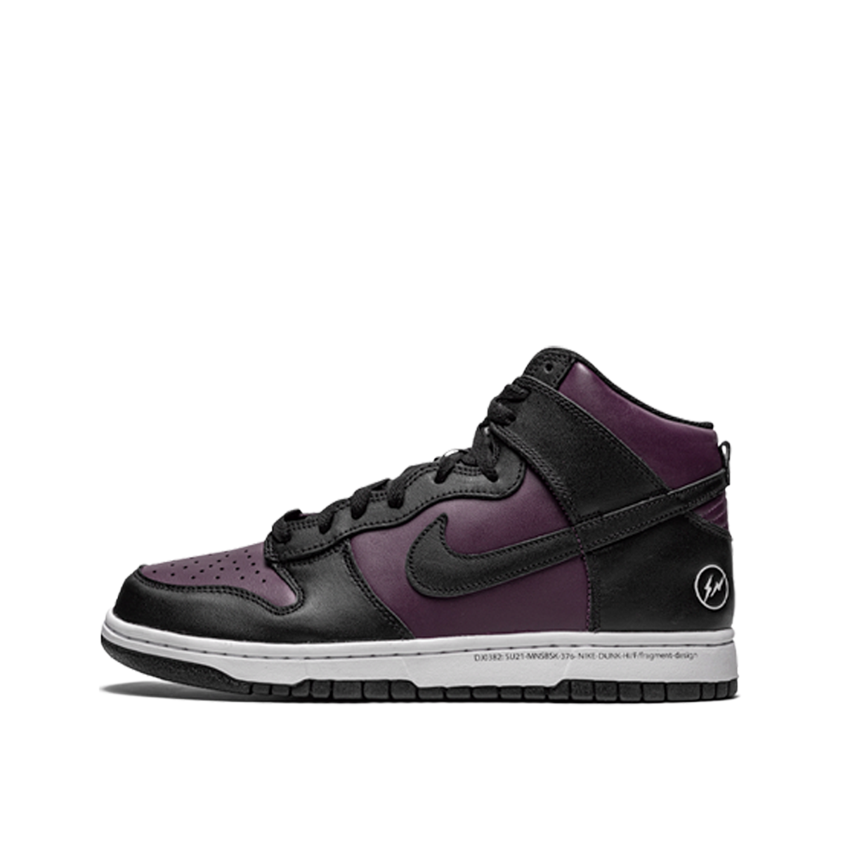 Nike x Fragment Design Dunk High Beijing (PS) (2021) WINE/BLACK/WHITE sneaker – authenticated on KLEKT