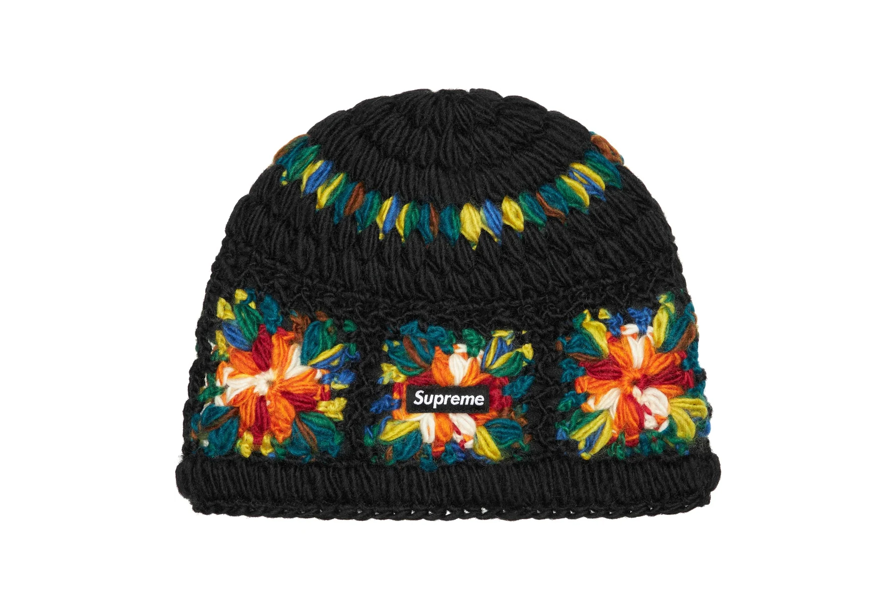 Supreme Crochet Beanie 'Black' (SS25) BLACK sneaker – authenticated on KLEKT
