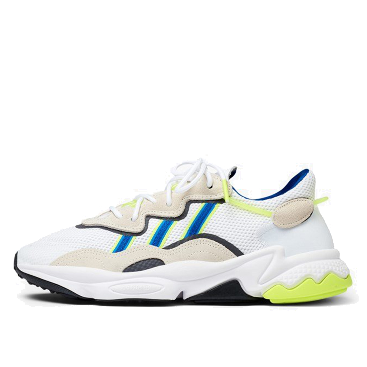 Adidas Ozweego Cloud White Collegiate Royal (2019) White / Blue / Yellow sneaker – authenticated on KLEKT