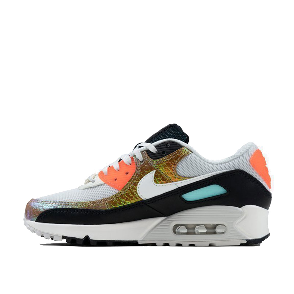 Nike WMNS Air Max 90 Gold Reptile (2020) BLACK/WHITE-TAWNY sneaker – authenticated on KLEKT