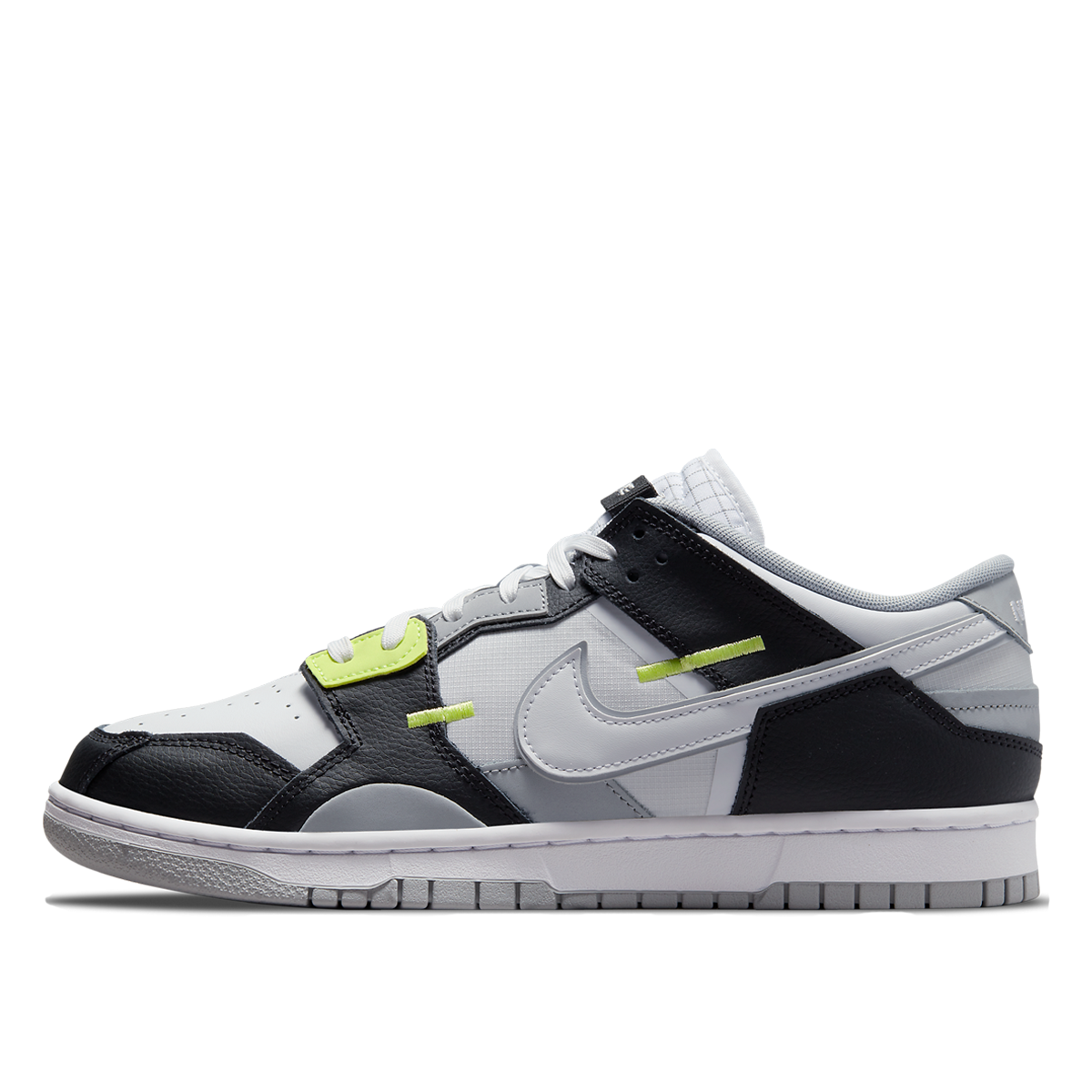 Nike Dunk Low Scrap Grey Wolf Grey Light Lemon Twist (2021) BLACK/WHITE/WOLF GREY/LIGHT LEMON TWIST sneaker – authenticated on KLEKT