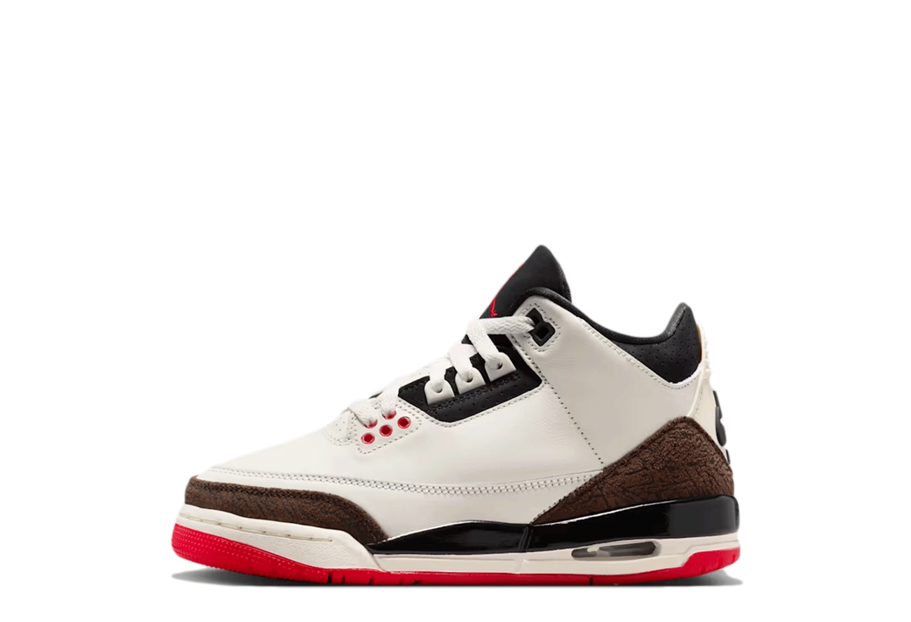 Air Jordan 3 GS 'World's Best' (2026) Sail/University Red/Pale Ivory/Black sneaker – authenticated on KLEKT