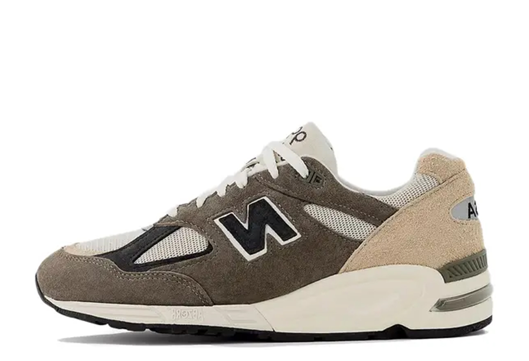 New Balance 990v2 Made In USA Olive Beige (2022) GREY/TAN sneaker – authenticated on KLEKT