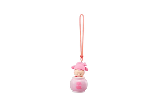 Pop Mart Labubu The Monsters Let's Have Fun Together Series 'Night Light Happiness' Keychain