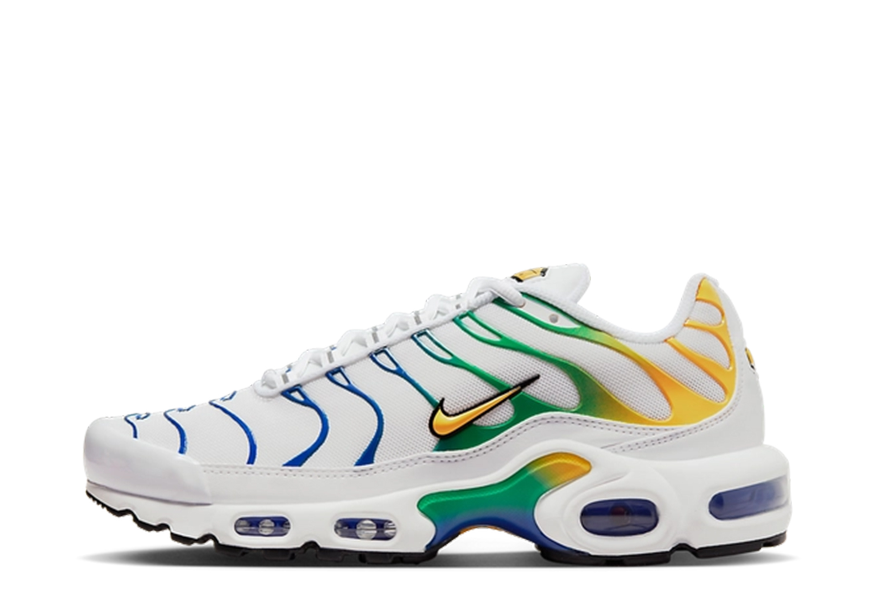 Nike WMNS Air Max Plus 'Brazil' (2023) White/Black/Hyper Royal/Citron Pulse sneaker – authenticated on KLEKT