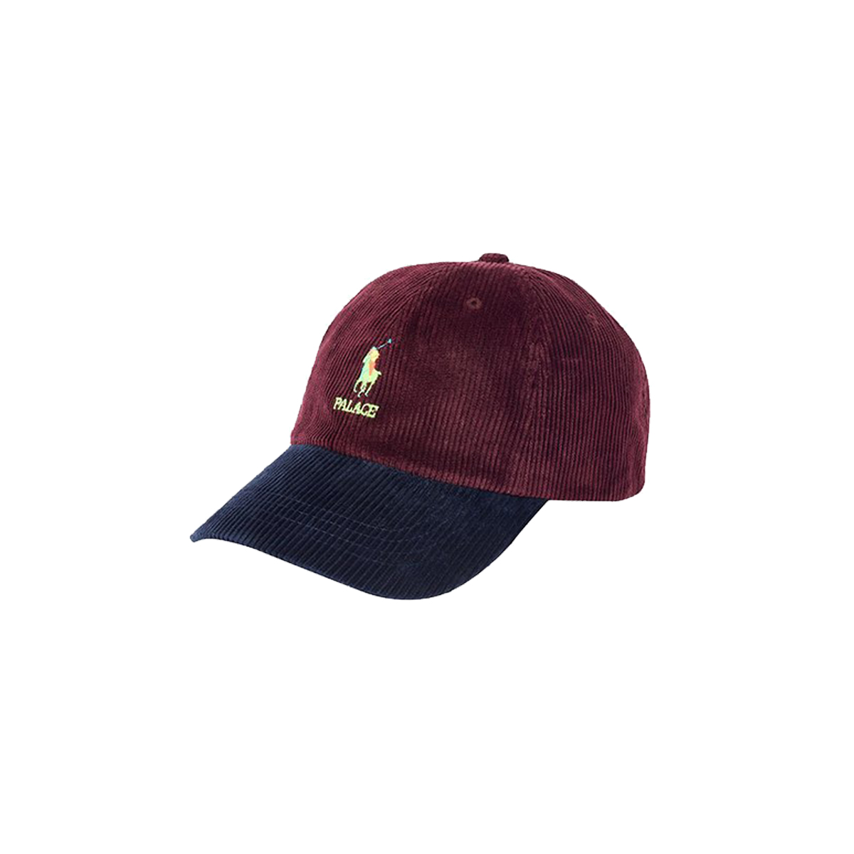 Palace x Polo Ralph Lauren Classic Polo Cap Corduroy Rich Ruby Red Navy (FW18) sneaker – authenticated on KLEKT