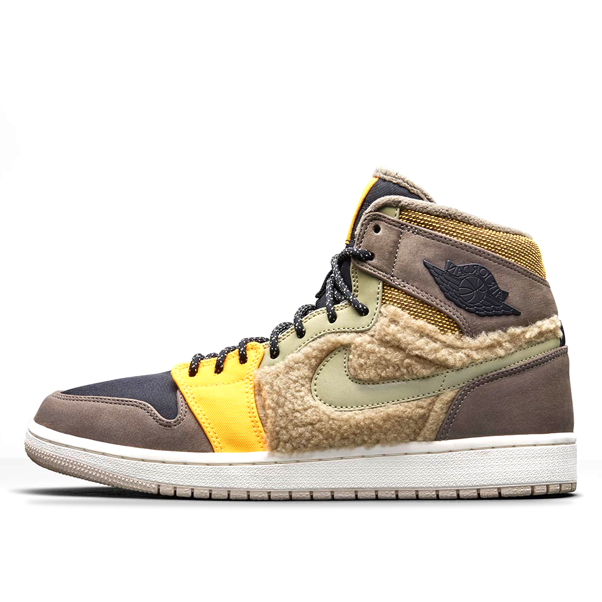 Air Jordan 1 Retro WMNS 'Utility Pack' (2018) BEACH/BLACK/RIDGEROCK/NEUTRAL OLIVE sneaker – authenticated on KLEKT
