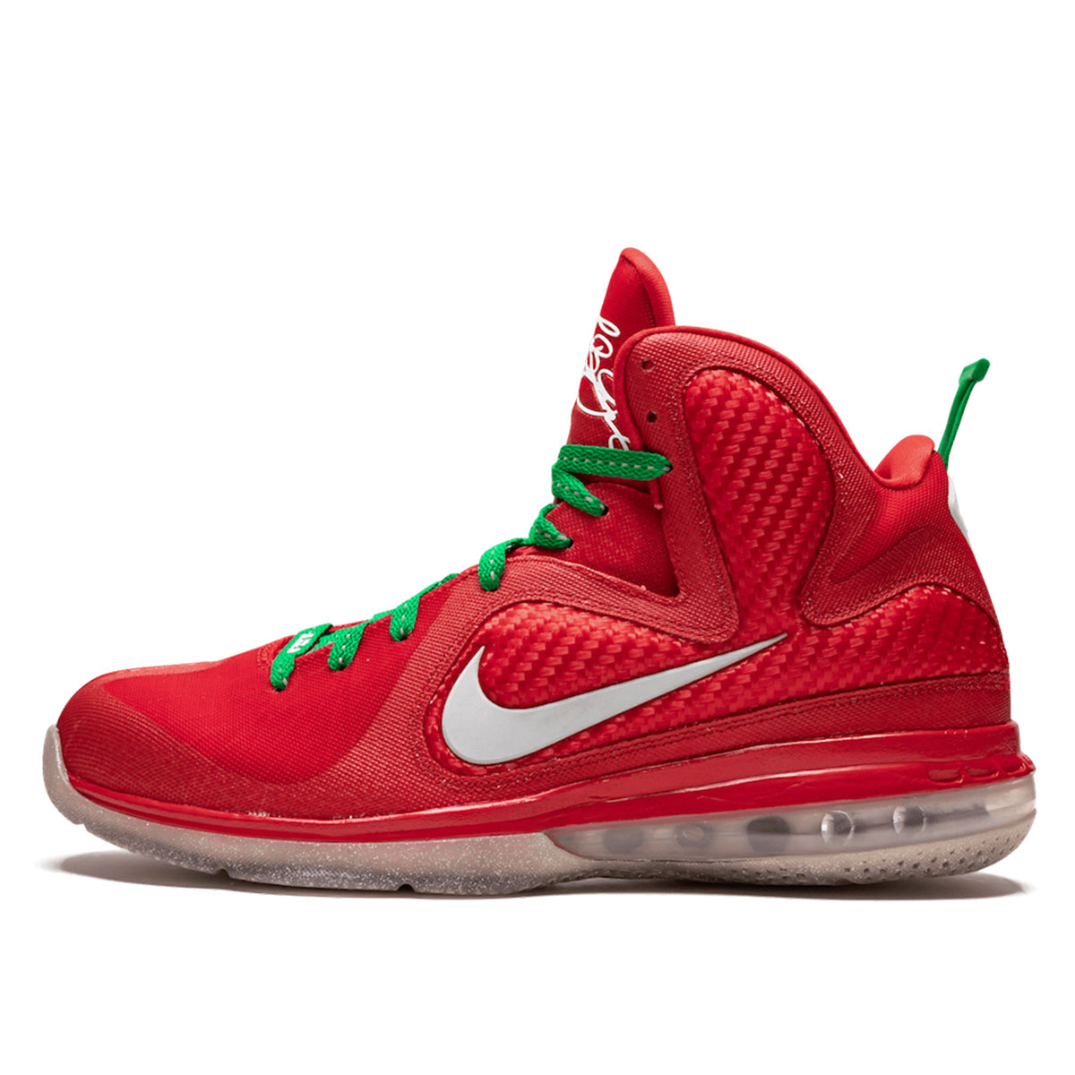 Nike LeBron 9 Christmas (2011) SPORT RED/REFLECT SILVER-WHITE-LUCKY sneaker – authenticated on KLEKT