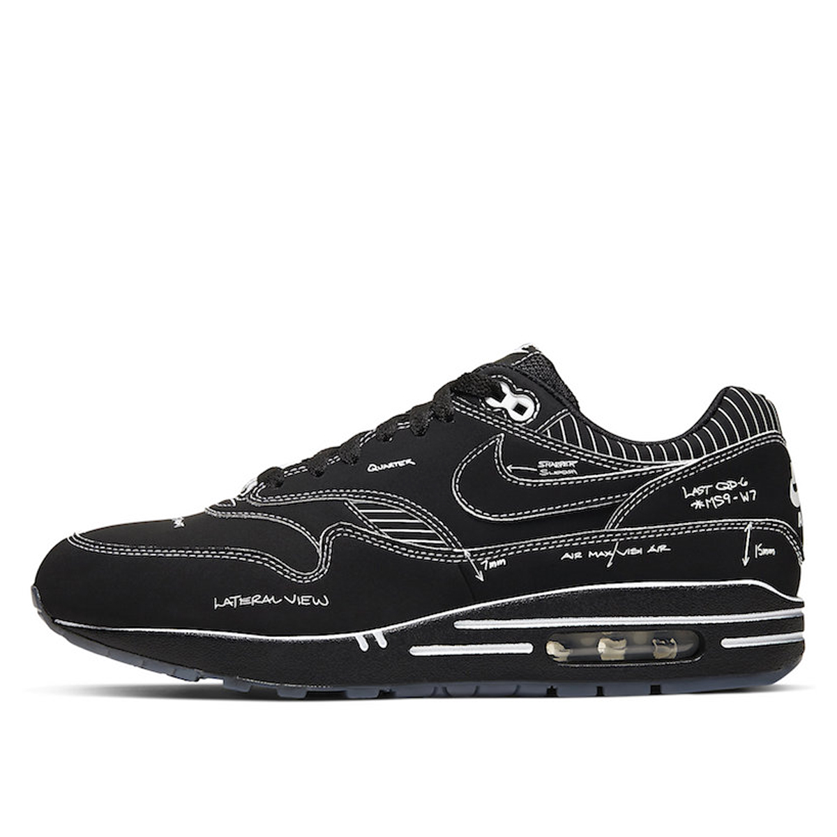 Nike Air Max 1 'Sketch To Shelf' Black (2019) sneaker – authenticated on KLEKT