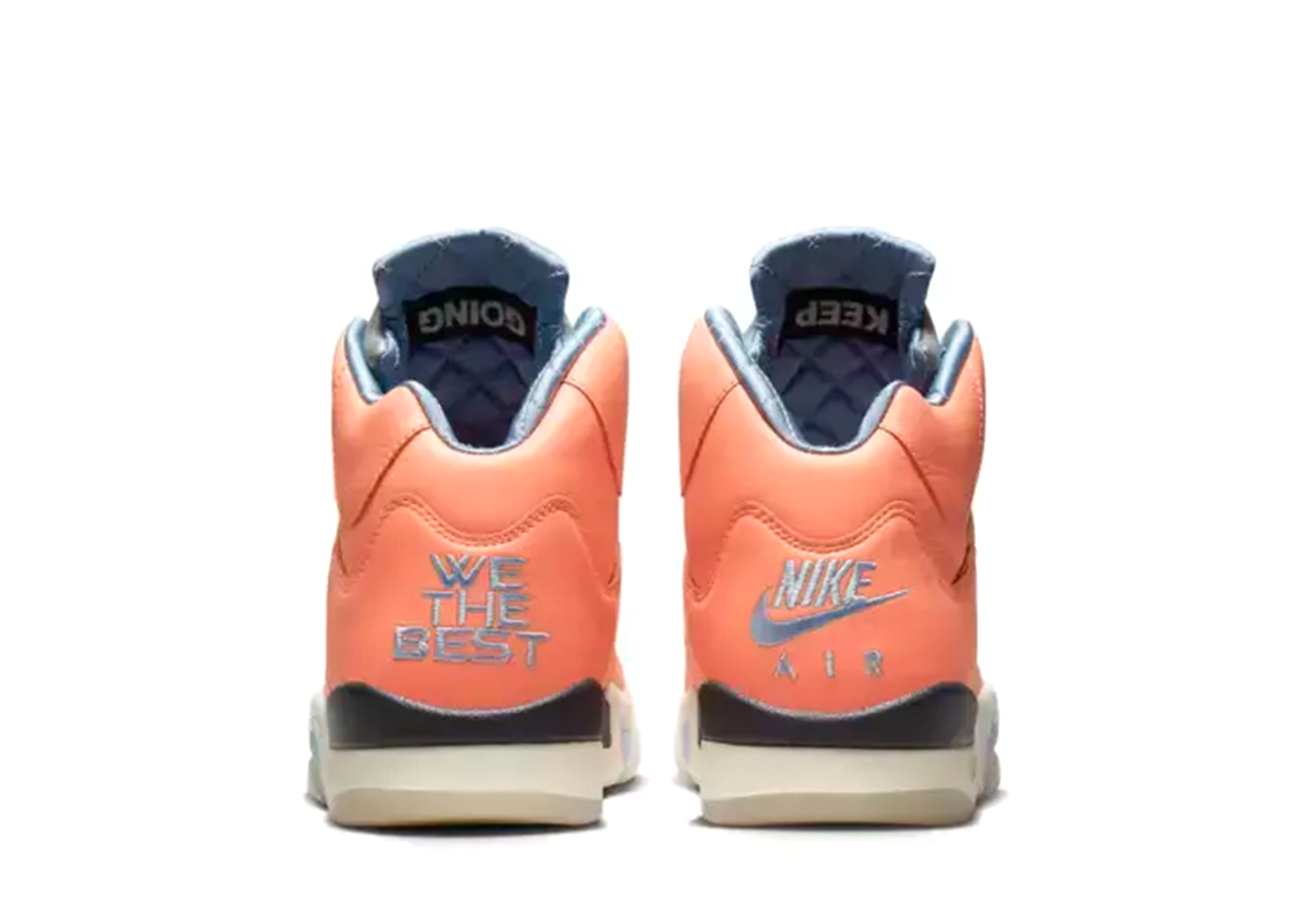 Air Jordan x DJ Khaled 5 We The Best Crimson Bliss (2022) Crimson Bliss/Leche Blue-Sail sneaker – authenticated on KLEKT