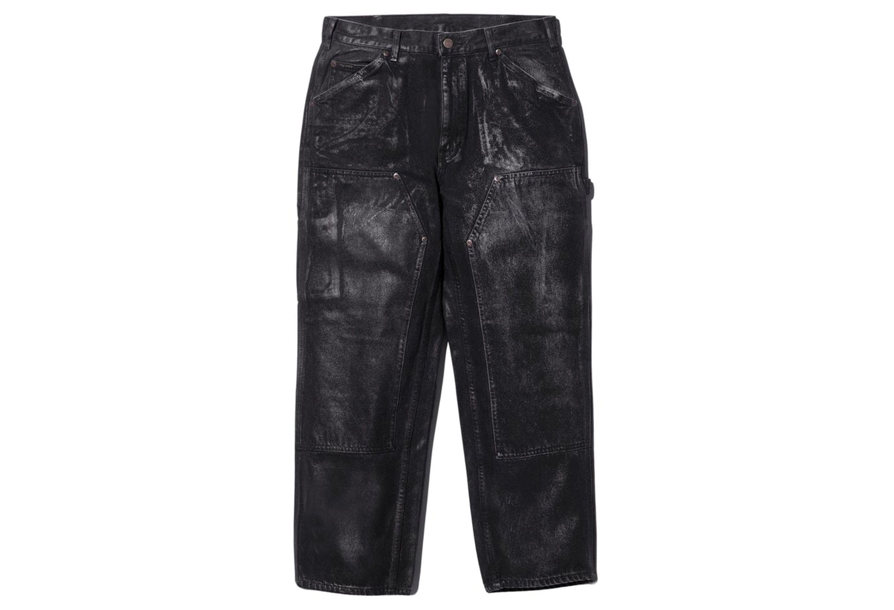 Supreme x MM6 Maison Margiela Foil Double Knee Painter Pant Black (SS24) BLACK sneaker – authenticated on KLEKT
