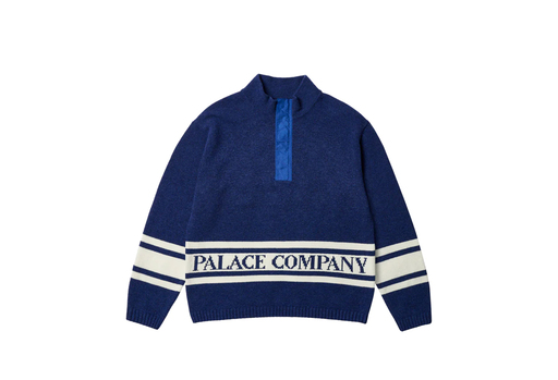 Palace C.P. Funnel Neck Knit Bright Cobalt (FW23)