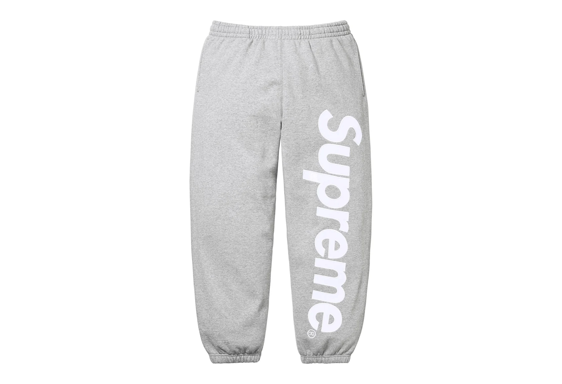 Supreme Satin Appliqué Sweatpant 'Heather Grey' (FW24) GREY sneaker – authenticated on KLEKT