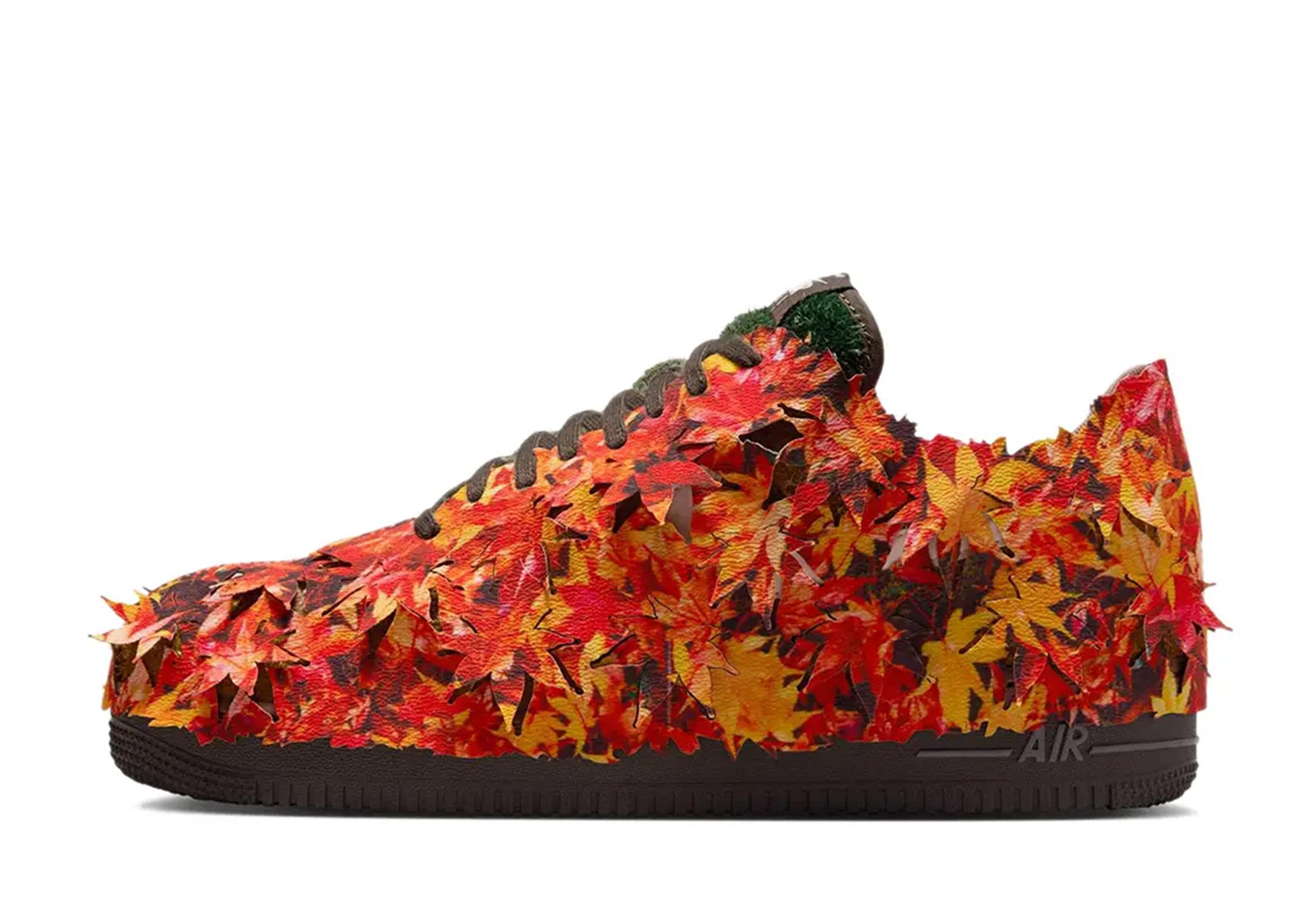 Nike Air Force 1 Low LX 'Leaf Camo' (2025) RED sneaker – authenticated on KLEKT