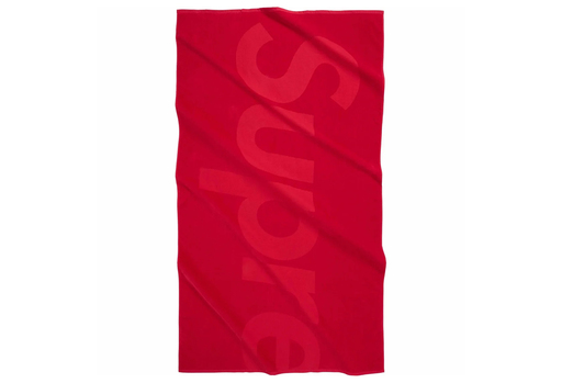 Supreme Tonal Logo Towel Red (SS24)