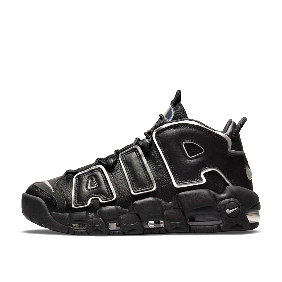 Nike WMNS Air More Uptempo Black Silver (2022) sneaker – authenticated on KLEKT