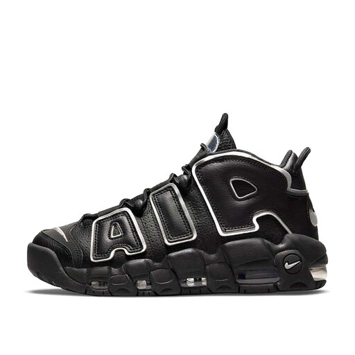 Nike WMNS Air More Uptempo Black Silver (2022)