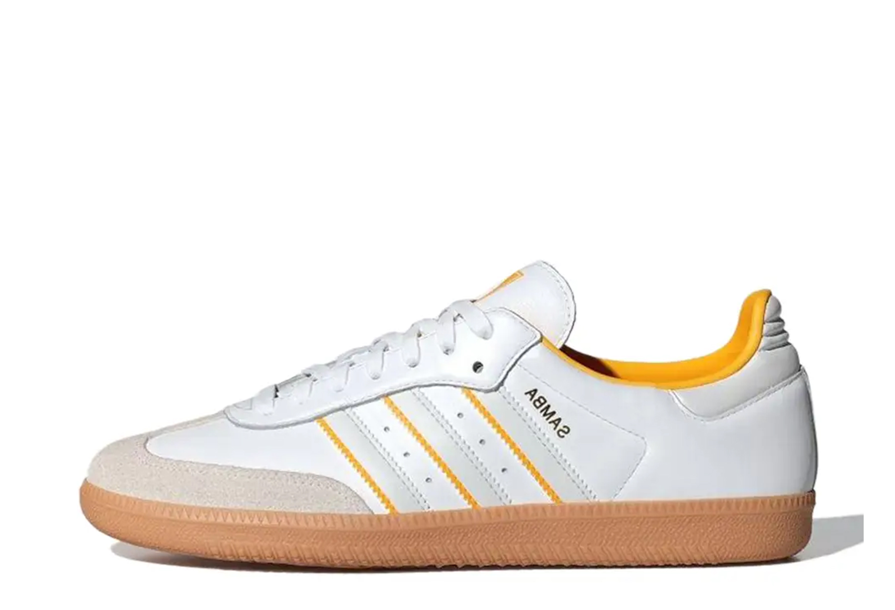 Adidas Samba OG 'White Crew Yellow' (2024) WHITE/CREW YELLOW sneaker – authenticated on KLEKT