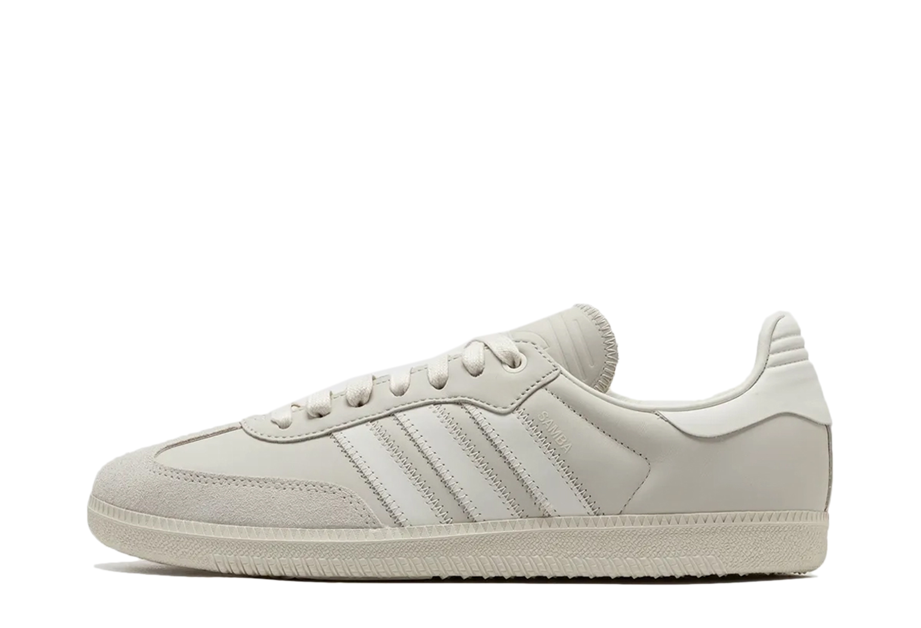 Adidas x Pharrell Humanrace Samba 'Cloud White' (2024) Cloud White/Alumin sneaker – authenticated on KLEKT