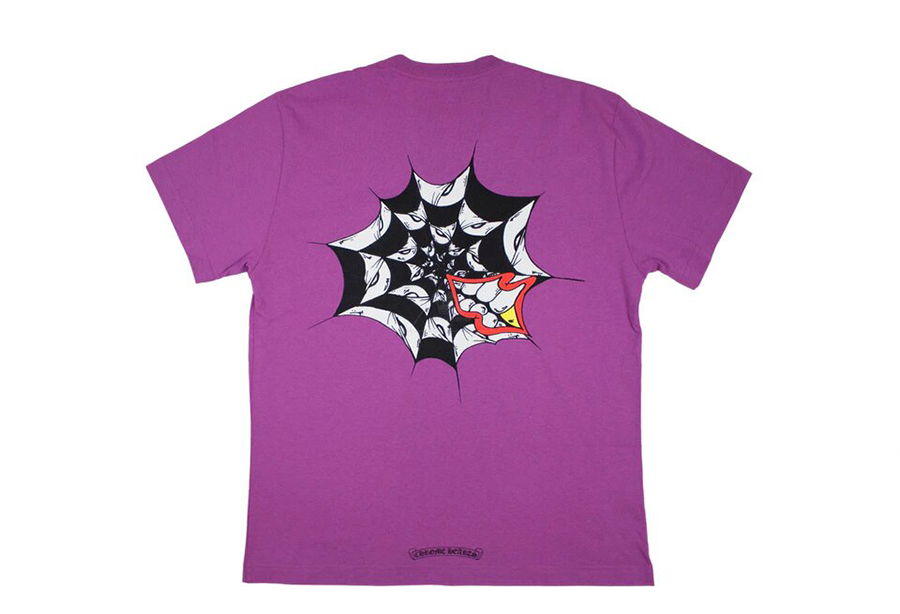 Chrome Hearts Matty Boy Spider Web T-Shirt Purple PURPLE sneaker – authenticated on KLEKT