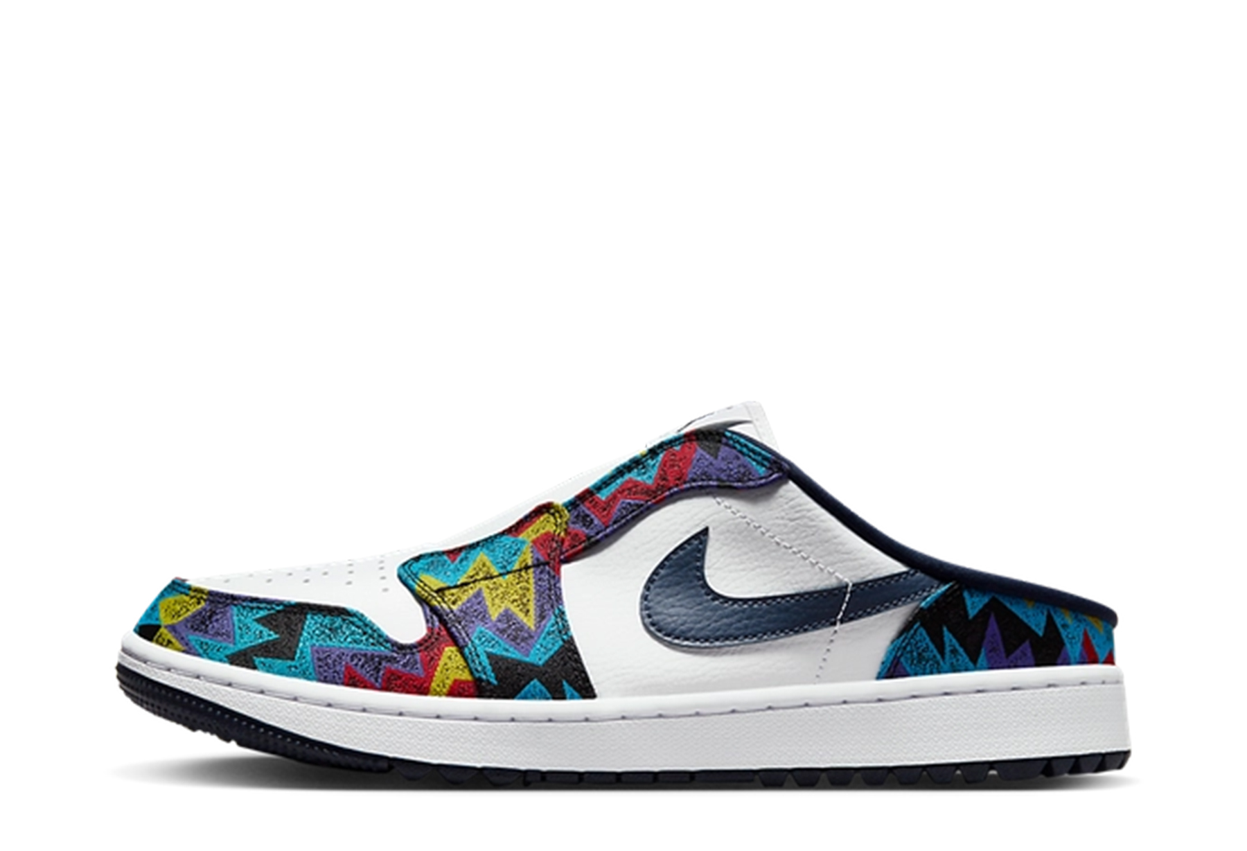 Air Jordan 1 Mule Golf 'Nothing But Net' (2024) White/Speed Yellow/University Red/Obsidian sneaker – authenticated on KLEKT