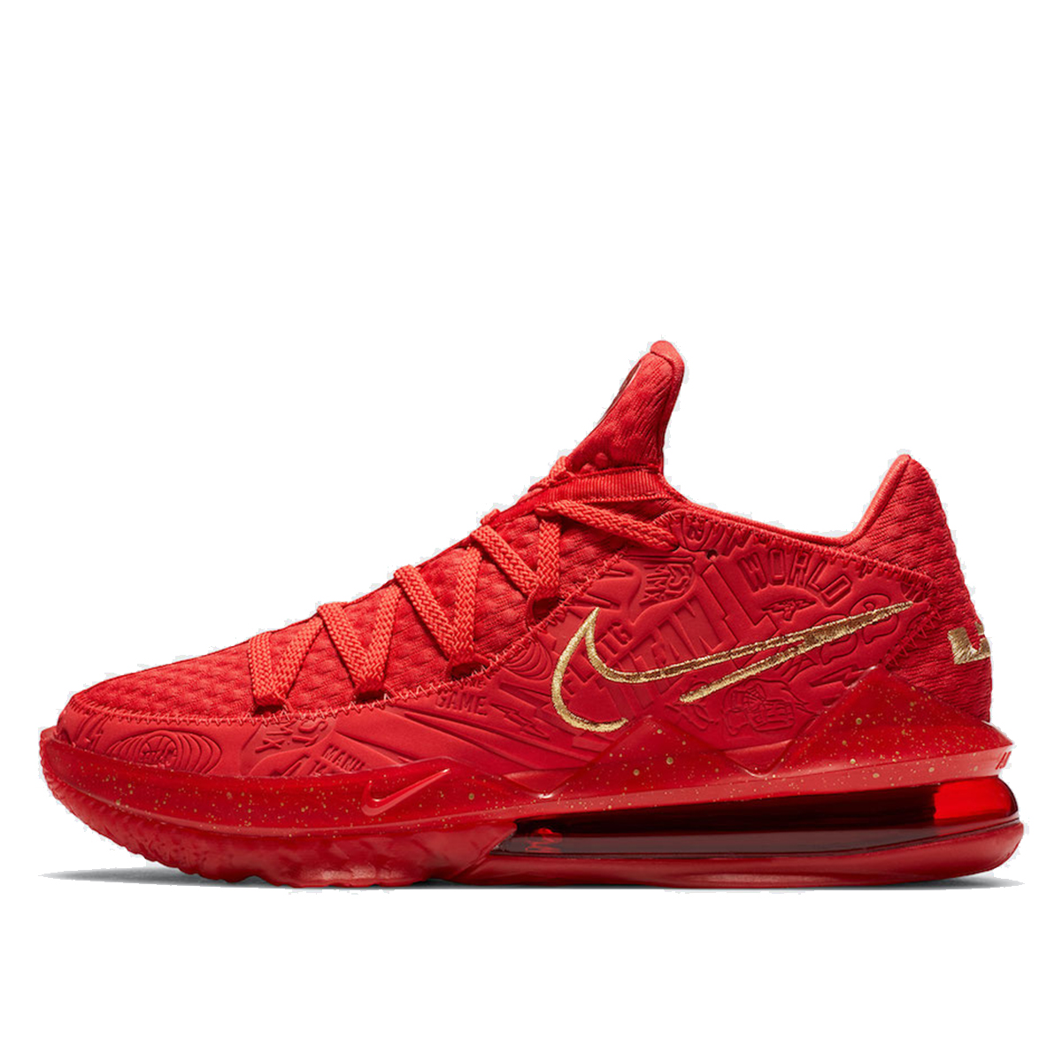 Nike x Titan LeBron 17 Low University Red (2020) sneaker – authenticated on KLEKT