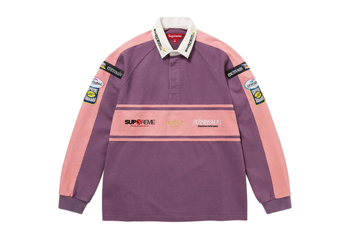 Supreme Chest Stripe Rugby 'Purple' (FW24)