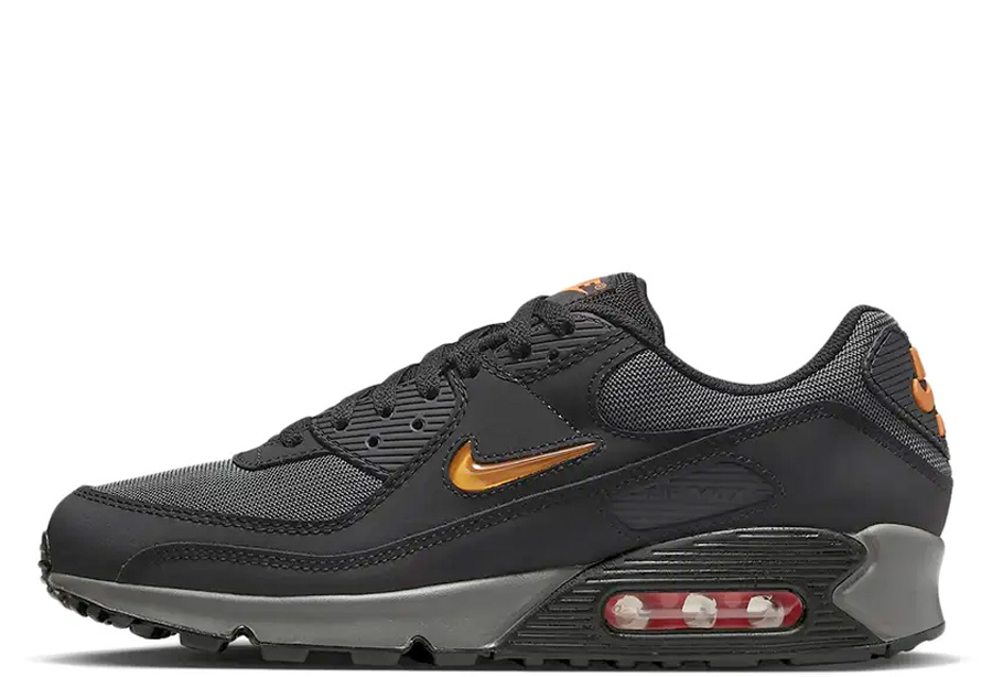 Nike Air Max 90 Black Safety Orange (2022) Black/Safety Orange sneaker – authenticated on KLEKT