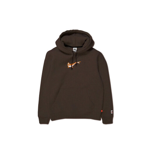 Nike SB Orange Label x Oski Fleece Skate Hoodie Baroque Brown (2022)