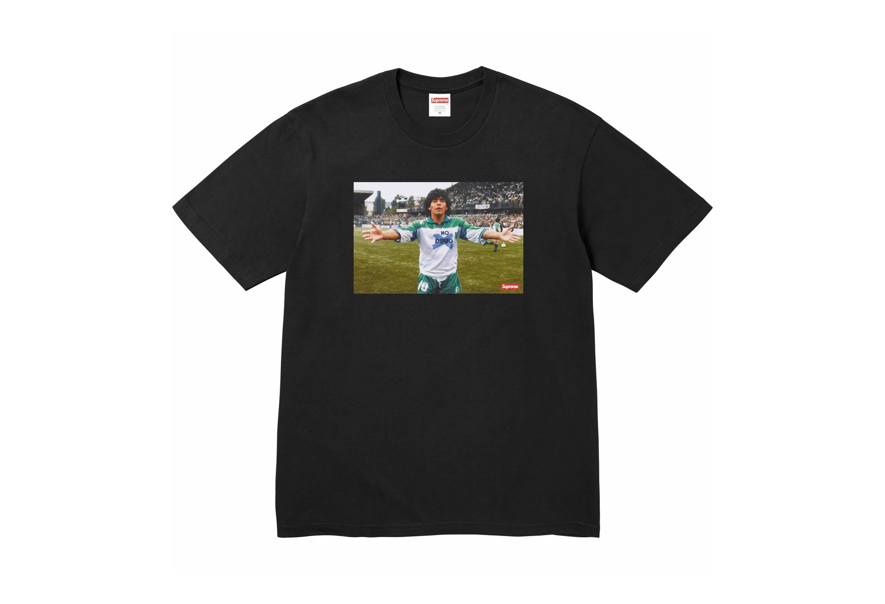 Supreme Maradona Tee Black (SS24) BLACK sneaker – authenticated on KLEKT